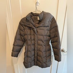 Cole Haan Women's Charcoal Puffer Jacket